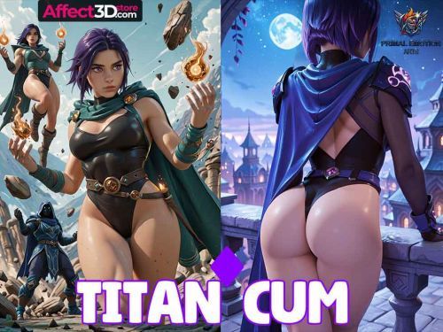 Titan Cum, ai superheroine porn comic by Primal Emotion Arts