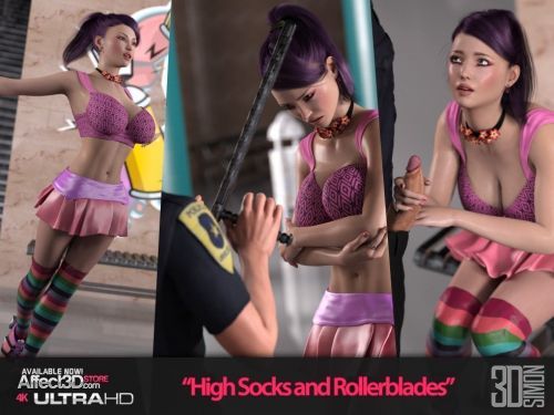 High Socks and Rollerblades